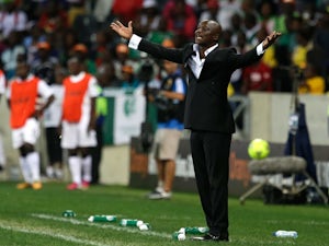 Ghana head coach Kwesi Appiah gestures during their African Cup of Nations semifinal match with Burkina Faso on February 6, 2013