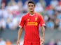 Liverpool's Luis Alberto during a friendly against Preston North End on June 13, 2013