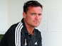 Hull City's new signing goalkeeper Steve Harper watches his team during a pre-season friendly on July 15, 2013