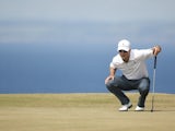 Zach Johnson on the green at the British Open on July 18, 2013