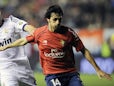 Osasuna's Alejandro Arribas during his side's match against Real Madrid on January 12, 2013