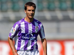Real Valladolid's Alvaro Rubio during a friendly against Den Hagg on August 10, 2008