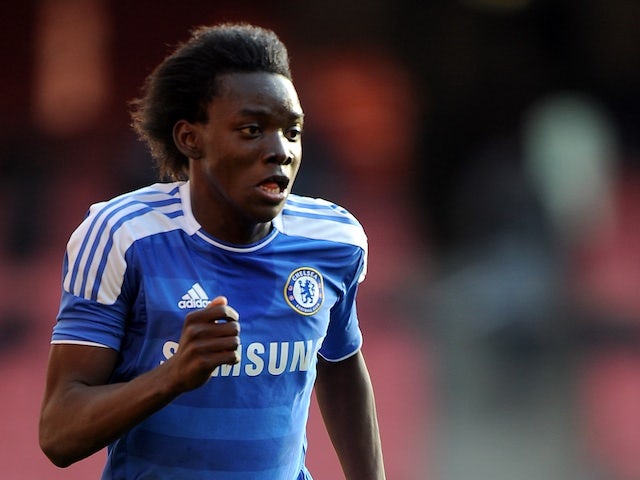 Chelsea's Bertrand Traore in action against Arsenal on October 23, 2011
