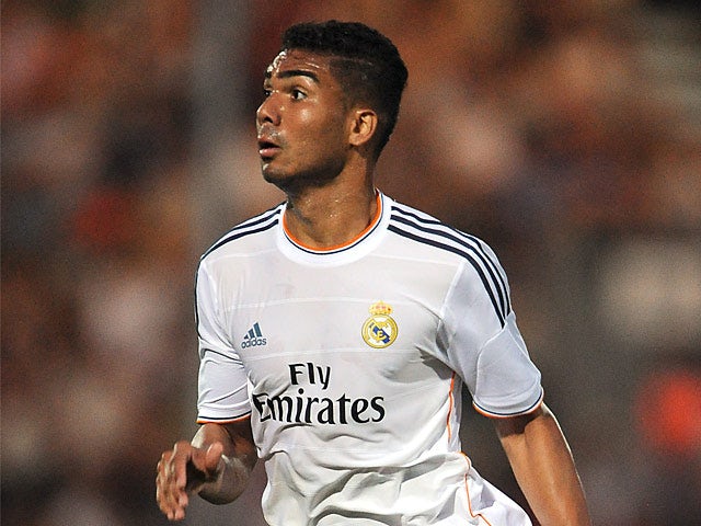 Real Madrid's Casemiro in action on July 21, 2013