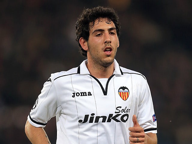 Valencia's Daniel Parejo in action on March 6, 2013