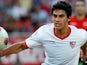 Sevilla's Diego Perotti in action on September 24, 2011