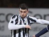 Lewis Guy - when playing for St Mirren - on March 6, 2013