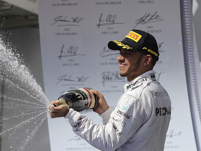 Hamilton claims first Mercedes win
