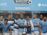 City players celebrating winning the Barclays Asia Trophy on July 27, 2013