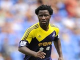 New Swansea signing Wilfried Bony makes his debut against Reading on July 27, 2013