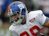 New York Giants' Will Hill in action on July 28, 2012