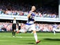 QPR's Andy Johnson celebrates moments after scoring his goal against Sheffield Wednesday on August 3, 2013