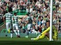 Anthony Stokes of Celtic celebrates after scoring a goal during the Scottish Premier League game between Celtic and Ross County on August 3, 2013