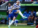 Reading's Danny Guthrie scores the winner against Ipswich on August 3, 2013