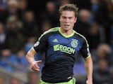 Ajax's Derk Boerrigter during their Champions League Group D match against Manchester City on November 6, 2012