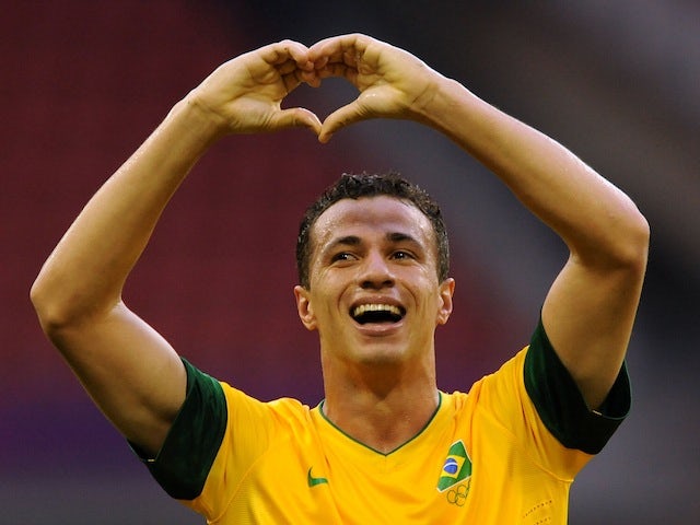Brazil striker Leandro Damiao on July 26, 2012