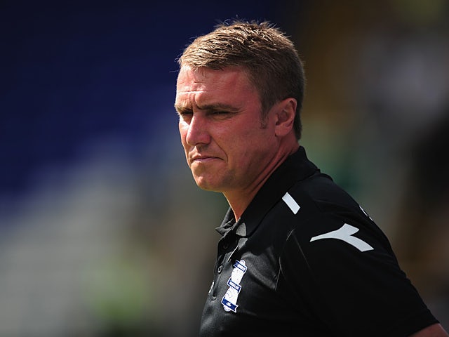 Birmingham manager Lee Clark looks on during the match against Watford on August 3, 2013