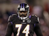 Baltimore Ravens' Michael Oher in action on December 23, 2012