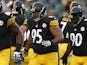 Alameda Ta'amu #95 of the Pittsburgh Steelers during a preseason game at Lincoln Financial Field on August 9, 2012