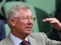Sir Alex Ferguson watches the Gentlemen's Singles quarter-final match between Andy Murray of Great Britain and Fernando Verdasco of Spain on day nine of the Wimbledon Lawn Tennis Championships on July 3, 2013