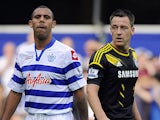 QPR's Anton Ferdinand and Chelsea's John Terry during their match on September 15, 2012