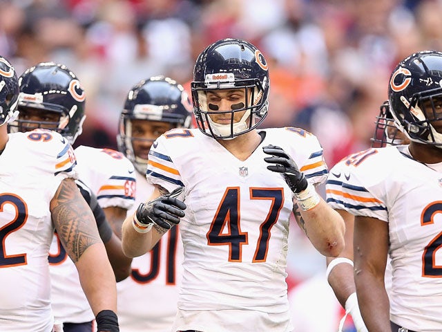 Free safety Chris Conte of the Chicago Bears during the NFL game against the Arizona Cardinals on December 23, 2012