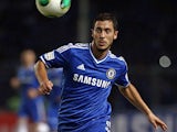 Chelsea's Eden Hazard in action during a friendly match against Indonesia All-Stars on July 25, 2013