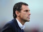 Brighton manager Gus Poyet during the match against Leicester on April 6, 2013