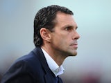 Brighton manager Gus Poyet during the match against Leicester on April 6, 2013