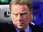 QPR manager Harry Redknapp in the dugout during the match against Arsenal on May 4, 2013