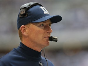 Dallas Cowboys head coach Jason Garrett on December 23, 2012