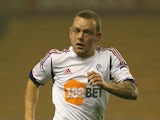 Jay Spearing playing for Bolton Wanderers on October 23, 2012