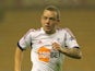 Jay Spearing playing for Bolton Wanderers on October 23, 2012