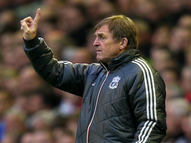 Then Liverpool manager Kenny Dalglish on the touchline against Chelsea on May 8, 2012