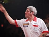 Phil Nixon in action during the Final of the Men's World Professional Darts Championship on January 14, 2007