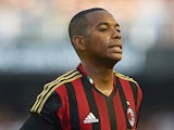 AC Milan's Robinho in action during a friendly match against Valencia on July 27, 2013