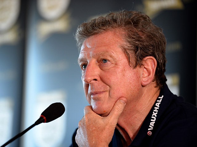 England manager Roy Hodgson during a press conference on June 1, 2013