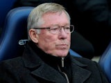 United boss Alex Ferguson on the sidelines during a game with Man City on April 30, 2012