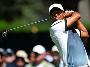 Tiger Woods in action during the third day of the PGA Championship on August 10, 2013