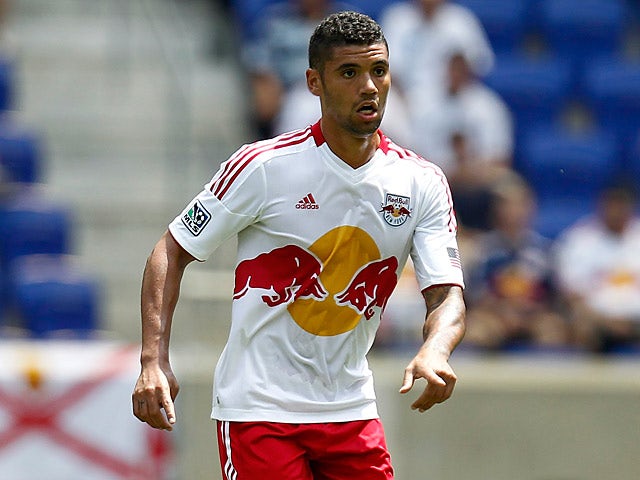 New York Red Bulls' Victor Palsson in action on July 18, 2012