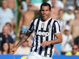 Carlos Tevez of FC Juventus in action during the pre-season friendly match between FC Juventus A and FC Juventus B on August 11, 2013 