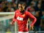Manchester United's Chris Smalling in action against AIK during a friendly match on August 6, 2013