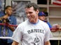 Daniel Geale of Australia works out during a training session for his middleweight bout against Darren Barker of England at the Mendez Boxing Gym on August 12, 2013