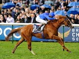 Dawn Approach on his way to victory in the 2000 Guineas at Newmarket on May 4, 2013