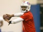 EJ Manuel of the Buffalo Bills works out during the Buffalo Bills rookie camp on May 10, 2013