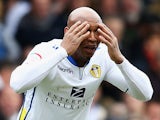 El-Hadji Diouf of Leeds United looks onduring the npower Championship match between Leeds United and Huddersfield Town at Elland Road on March 16, 2013