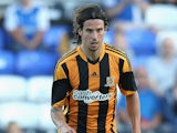 George Boyd of Hull City runs with the ball during the pre season friendly match between Peterborough United and Hull City at London Road Stadium on July 29, 2013
