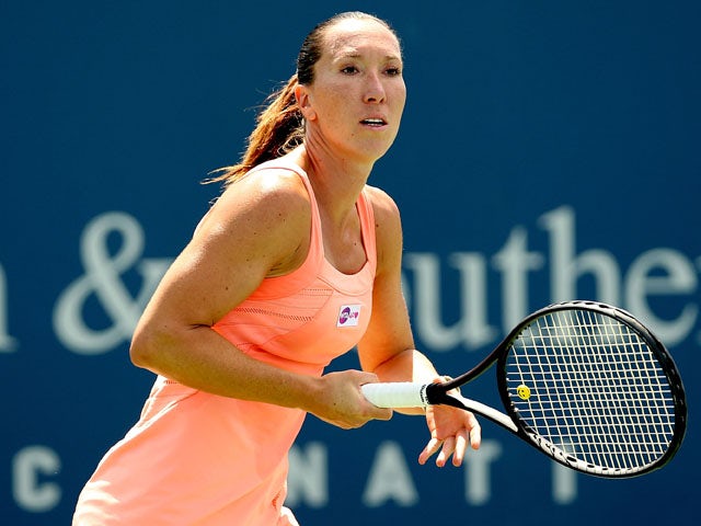Jelena Jankovic of Serbia plays Roberta Vinci of Italy during the Western & Southern Open on August 16, 2013