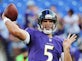 Half-Time Report: Joe Flacco touchdown strikes edge Baltimore Ravens ahead of Jacksonville Jaguars