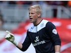 Kasper Schmeichel of Leicester City during their Sky Bet Championship match against Middlesbrough at the Riverside Stadium on August 3, 2013